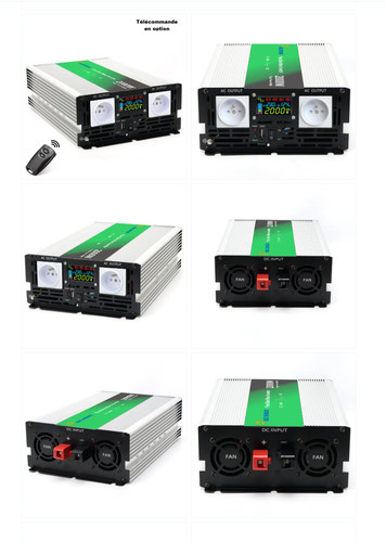Convertisseur 12v 220v pur - convertisseur,