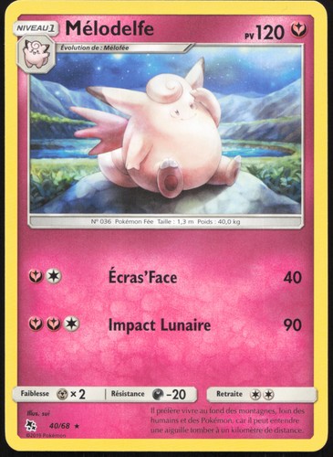 Carte pokémon mélodelfe - carte,