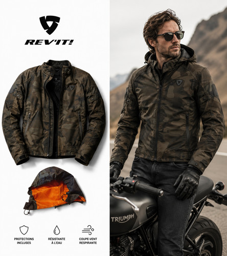 Veste moto rev engineered - veste,