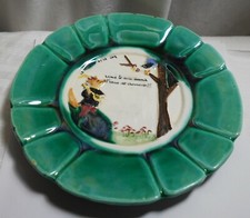 ANCIENNE ASSIETTE EN BARBOTINE