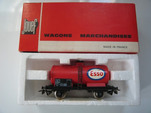 Wagon citerne rouge esso n - rouge, "esso"