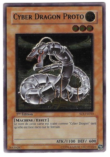 Yugioh cyber dragon proto - yugioh,