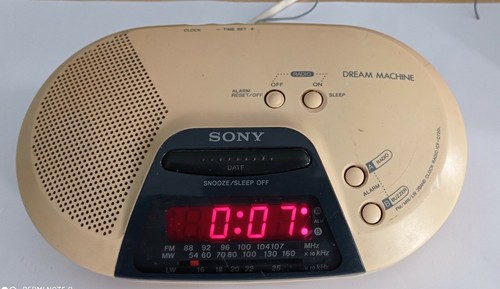 Rare radio horloge - , sony