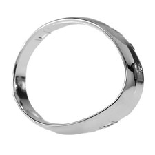 Cadre Ovale Chrome Phare Avant