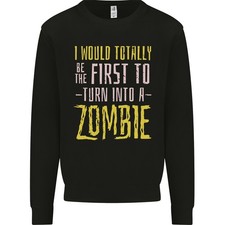 Zombie Apocalypse Drôle Halloween Citation Enfants Pull