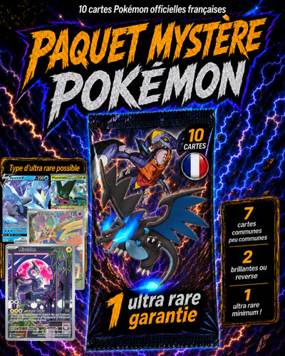 Paquet mystère pokémon - paquet,