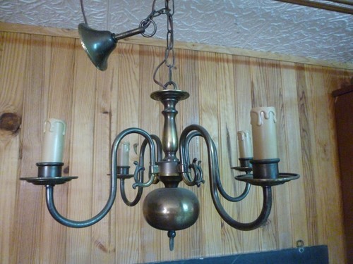 Ancien lustre suspension en - ,