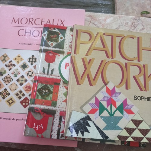 Lot livres patchwork - 3, en