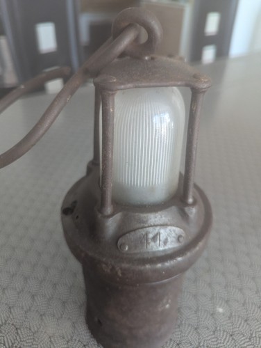 Ancienne lampe mineur - de,