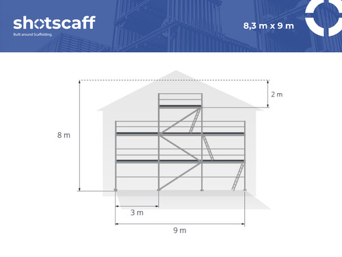échafaudage aluminium neuf - en,