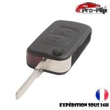 Coque de Clé pour Mercedes ML C CL S SL SEL E A G W 2 boutons sans rainures