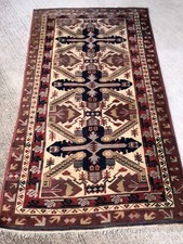 Tapis 190x105cm Kazak Teppich Ковер Alfombra Carpet Rugs Tappeto Teppe Matta