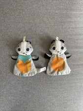 Lot De 2 Doudous Raton laveur