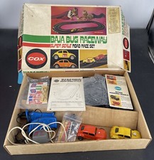 COX Baja Bug Raceway Super Scale Road RACE SET Boxed Real Nice Condition Vintage