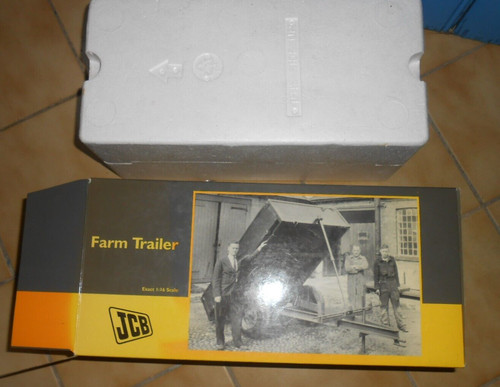Jouet ancien remorque jcb - remorque,
