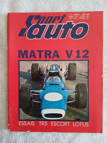 Sport auto 1968 matra - auto,