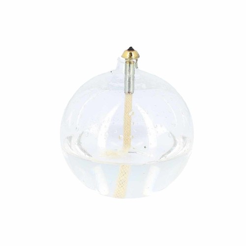 Lampe huile verre mèche - huile,