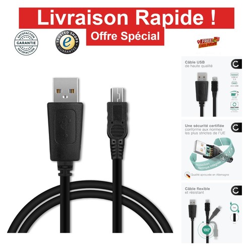 Câble mini usb vers - 1, m