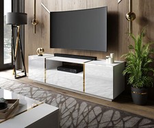 Meuble de Télé ONYX Armoire TV Haute Brillance Meuble TV