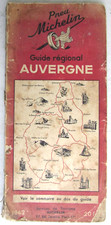 Auvergne Regional Guide Michelin Tyre 88 Pages Year 1942