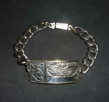 Bracelet gourmette Militaire