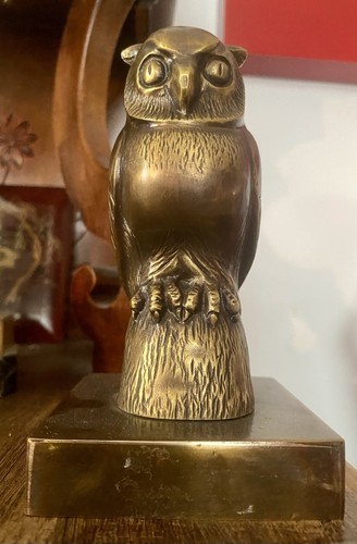 Statue figurine chouette en - statue,