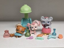 Littlest Pet Shop LPS Little Luxury Salon 225 Poodle 226 Cat 227 Dog 