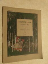 Gustave Lind « The Silent Mere » 3 impressions pour piano partition vintage