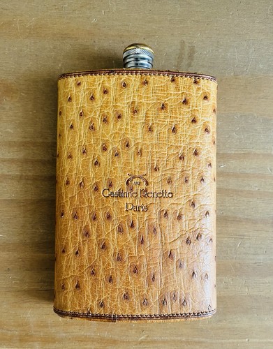 Flasque cuir autruche - ,