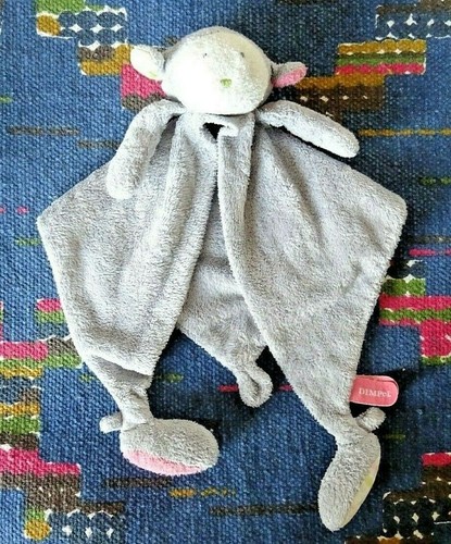 Doudou plat mouton gris - qp/,