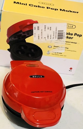 Bella mini cake pop maker - maker, red