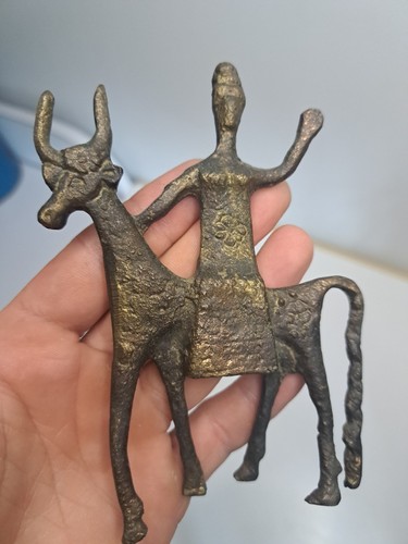 Statuette cavalier cheval - cavalier, à