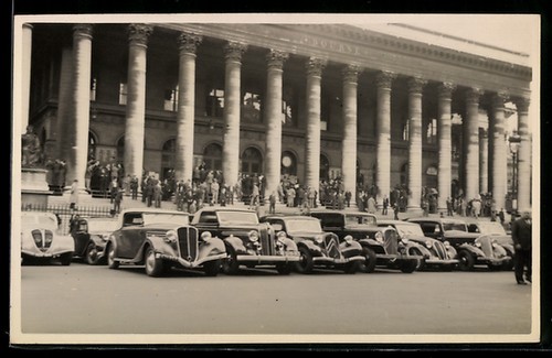 Cpa paris voitures anciennes - paris,,