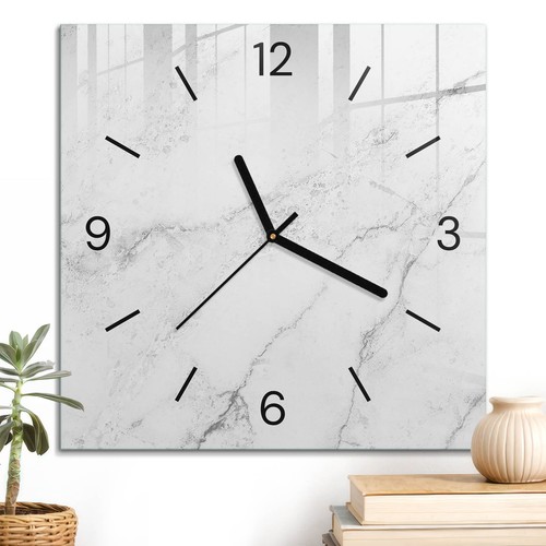 Horloge silencieuse verre - horloge, en