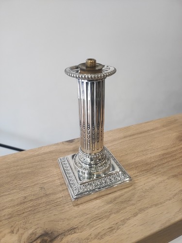 Bougeoir pied de lampe - bougeoir,