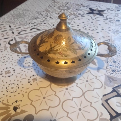 Brûle encens laiton - en,