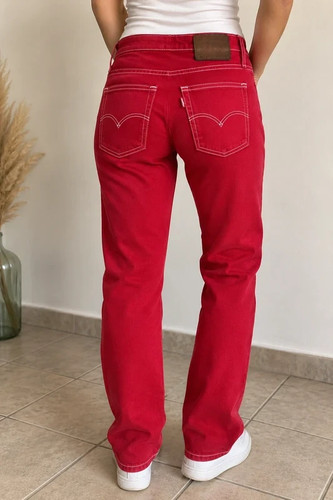 Jean levi 501 - rouge, –