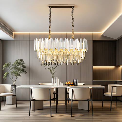 Lustre cristal hauteur - en,