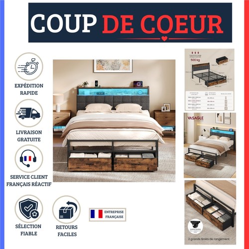 Cadre lit 140x190 cm - de,