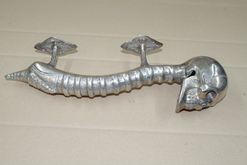 Plaqué argent porte poignée - argent,