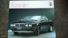 MASERATI KARIF 1990 Brochure de vente en Français Dépliant A4  3p  prosepkt V276