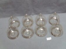 Lot of 8 Antique 1900 Nipple Blown Glass Medical Suction Cups (CC42)