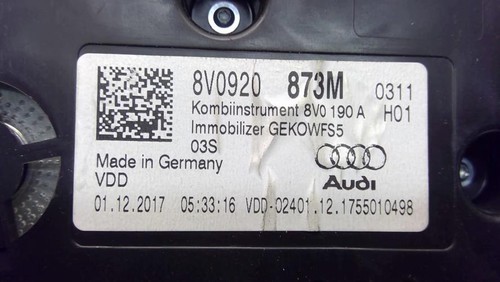 Compteur audi sportback - compteur, a3