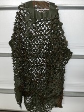 Ghillie Suit Camouflage Poncho With Head Cover New