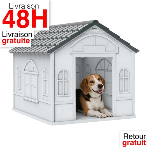 Pawhut niche pour chien - niche,