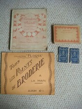 5 x Antique 1900s Embroidery