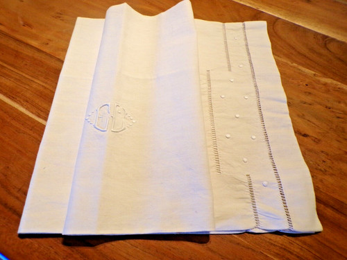 Linge ancien taie traversin - linge,