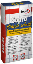 Sopro Colle de Carrelage Flexible Classique Rapide Noir 810 25KG C2 FT 81021