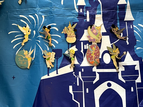 Lot tinker bell pins - tinker,