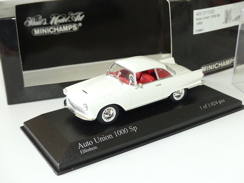 Auto union 1000 1958 - union, blanc